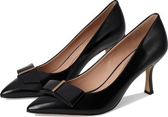 Cole Haan Felicia Bow Pumps High Womens Heels Black Box Leather : 10.5 B - Medium