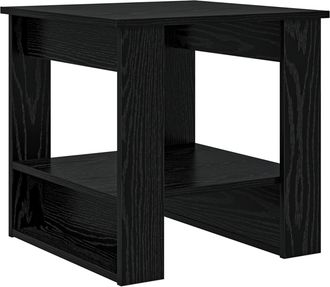 vidaXL Mesa De Caf&eacute; Roble Negro 51 X 50 X 50 Cm Madera De Ingenier&iacute;a Vidaxl