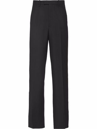 Prada tailored straight-leg trousers - Black