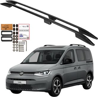 OEM Barre Portatutto Volkswagen Caddy Ford Transit Connect Corte 2020- Nero