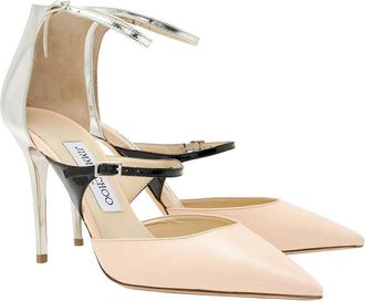 Jimmy Choo London Womens Leather Patent Leather Typhoon Pump (Authentic Pre-Loved)