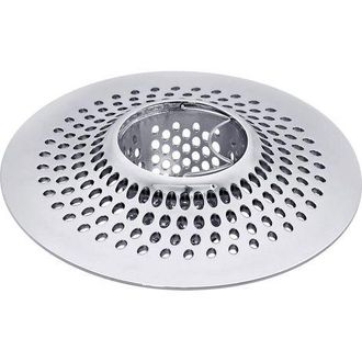 OEM Filtro Per Vasca Da Bagno, 11,5 Cm, Acciaio Inox, Argento