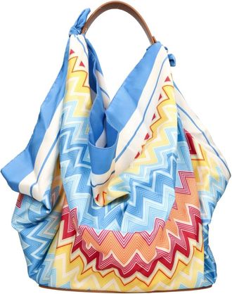 Missoni Dames, Tassen, Veelkleurig, Maat: ONE Size Satijn