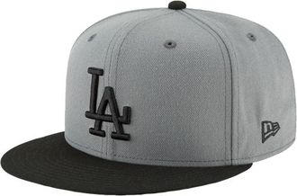 New Era Mens Dodgers 59Fifty Basic Cap - Storm Grey/Black Size 7