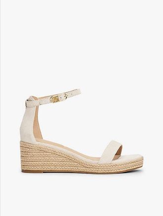 Tommy Hilfiger Alpargatas de ante con cu&ntilde;a