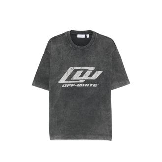 Off-white Racing Logo Graphic T-shirt