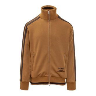Yohji Yamamoto Zip-throughs, male, Brown, Size: XS Track Top