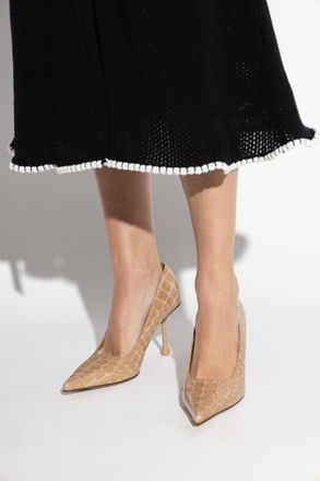 Jimmy Choo London Ixia 80 Heeled Shoes, Womens, Brown