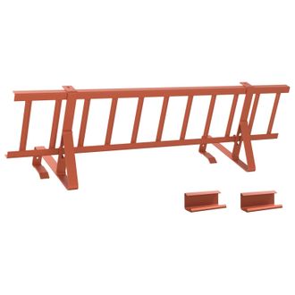 vidaXL Protecci&oacute;n De Nieve Para Techo Rojo 800 X 29,5 X 34,5 Cm Acero Vidaxl