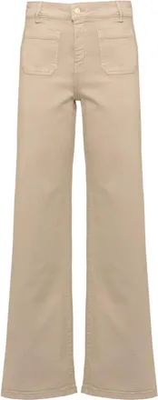 Marella Broeken, Dames, Beige, S, Katoen, Emme Broek