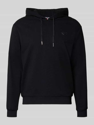 Antony Morato Regular Fit Hoodie in Strick-Optik in BLACK, Gr&ouml;&szlig;e XXL