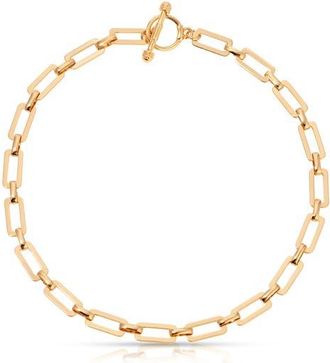 Ettika Rectangular Chain Necklace in Gold at Nordstrom, Size 18