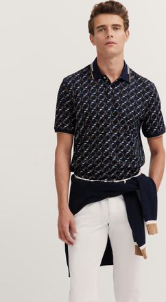 Bugatti Herren Poloshirt met stretchfunctie