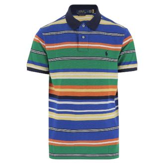 Polo Ralph Lauren Striped Mesh Polo Shirt, Size X-Small