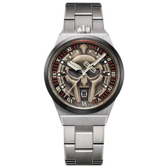 Bomberg Watches Mens BOLT-68 Neo Spartacus 43mm Quartz Watch BF43H3SP.02-1.12