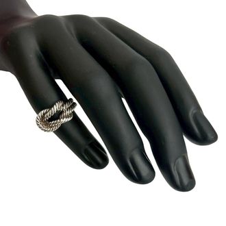 Herm&egrave;s Silver Silver 925 Band Ring (Pre-Owned)