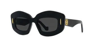 Loewe LW40114I 01A Womens Sunglasses Black Size 49