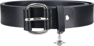 Vivienne Westwood New Wide Alex Charm Belt - Black