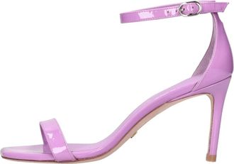 Stuart Weitzman Nunakedcurve 85 Sanlilla - Dames - Sandalen met hakken - Roze - 40 EU - Leer - Schoenen