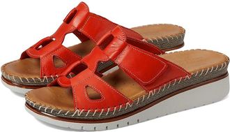 Spring Step Montera Womens Sandals Red : EU 42 (US Womens 10.5-11) M, Leather