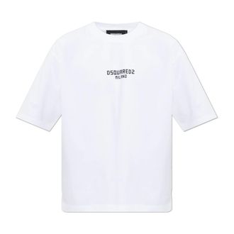 Dsquared2 Heren, Tops, Wit, Maat: XL Katoen