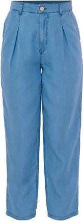 Kocca Wide Leg Jeans - Dames - Wijde Broeken - Blauw - W27 - Broeken