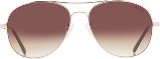 Guess Brown Gradient Pilot Ladies Sunglasses GF0295 33F 60