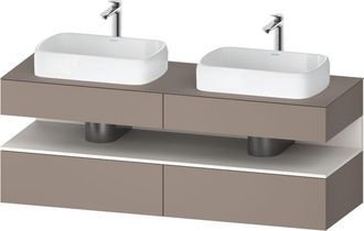 Duravit Qatego Consola Mueble Bajo Lavabo, 2 Extensiones, 2 - Duravit