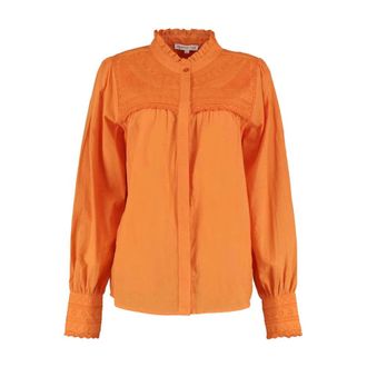Harper & Yve Dames, Blouses & Shirts, Oranje, Maat: S Viscose