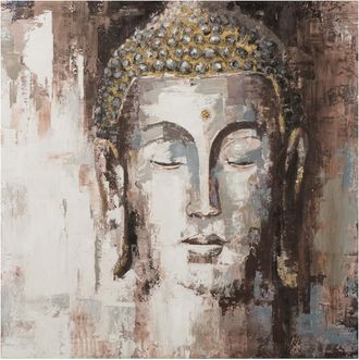 Schubiger M&ouml;bel Bild Buddha mit Schmalem Gesicht