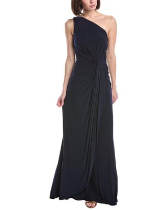 Adrianna Papell One-Shoulder Jersey Maxi Dress