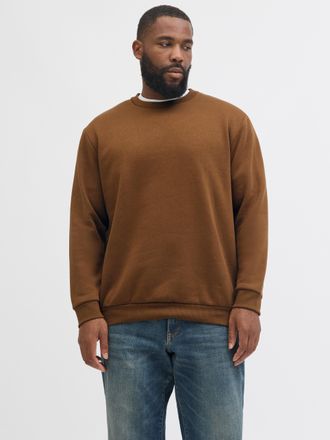 Jack & Jones Plus Size Jack & Jones PlusSize JJEBRADLEY SWEAT CREW NOOS PLS, mit Rippb&uuml;ndchen