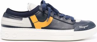 Ferragamo Ferragamo Logo-Print Lace-Up Sneakers
