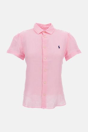 Polo Ralph Lauren Camicia In Lino Maniche Corte