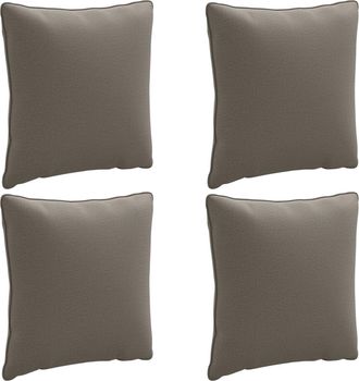 vidaXL Cojines De Respaldo De 4 Piezas Putten 4 Pcs 100% Poli&eacute;ster Vidaxl