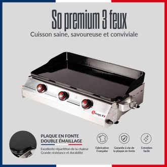 Somagic Plancha Premium 3 Quemadores - Somagic