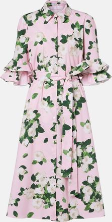 Carolina Herrera Abito chemisier in misto cotone