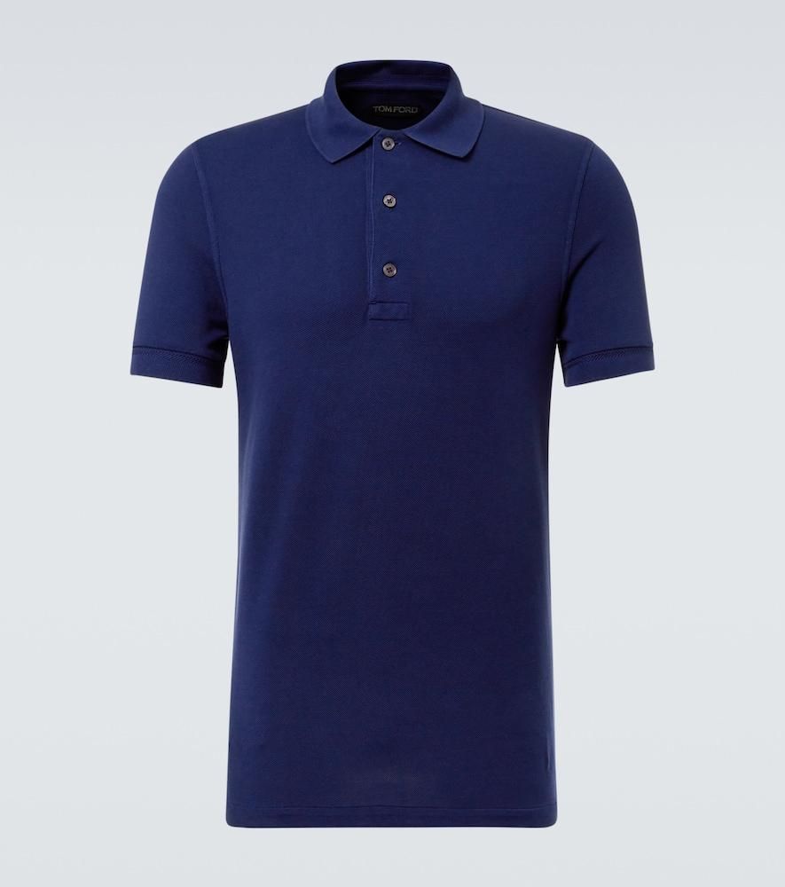 Tom Ford short-sleeve polo shirt - men - Silk/Linen/Flax - 52