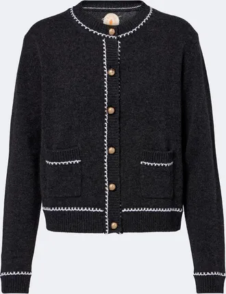 Jardin Des Orangers Virgin wool and cashmere cardigan