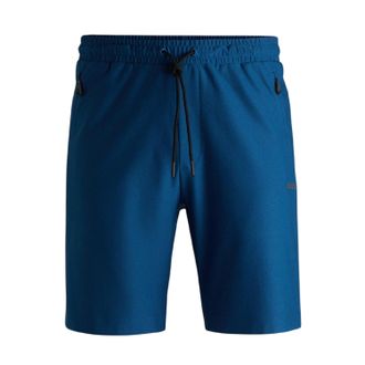 HUGO BOSS Heren Headlo Sweat Shorts (Blauw)