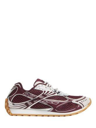 Bottega Veneta Red Lace Up Sneakers