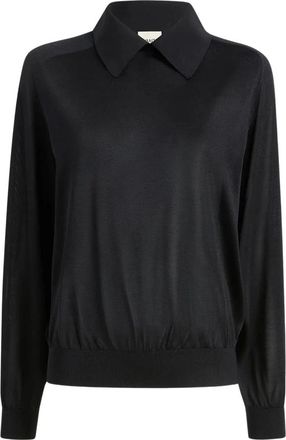Khaite Alexa Top - Dames - Longsleeves - Zwart - S - Tops