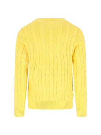 Polo Ralph Lauren Mens Sweaters Yellow Cotton