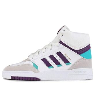 adidas (WMNS) adidas originals Drop Step White Gray Purple EF7149