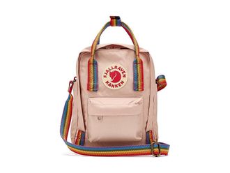 Fj&auml;llr&auml;ven Kanken Rainbow Sling Bags Chalk Rose-rainbow : LG, Polyamide/Polyester