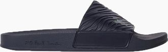 Paul Smith Mens PAUL SMITH ZEBRA LOGO SLIDERS NAVY - Size: 11
