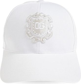 Dolce & Gabbana Baseball Cap - Heren - Petten - Wit - 59 CM - Katoen - Accessoires