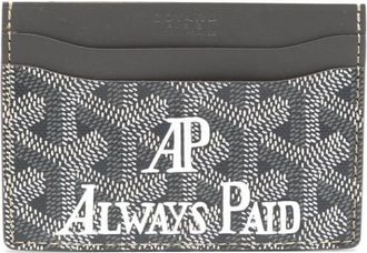 Goyard pre-owned Goyardine Saint Sulpice cardholder - women - Canvas - One Size - Grey