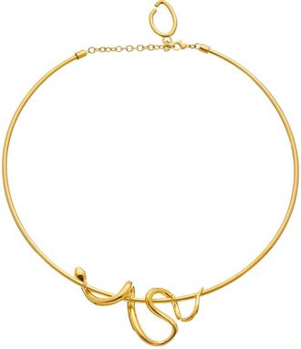 Oscar De La Renta Snake Toggle Necklace