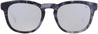 John Varvatos Smoke Oval Mens Sunglasses SJV555 0BLE 50